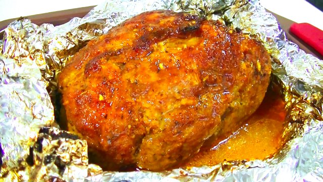 Мясо Запечённое Целым Куском в фольге.