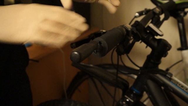 Устанавливаем рога на руль горного велосипеда