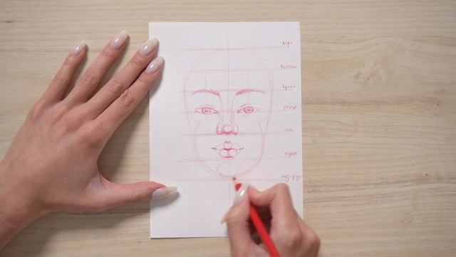 ПОРТРЕТ С НУЛЯ ЗА 20 МИНУТ? САМАЯ ПРОСТАЯ СХЕМА! / Урок рисования для начинающих пошагово.