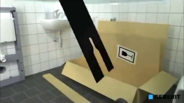 Geberit Monolith инсталляция для унитаза напольного: монтаж