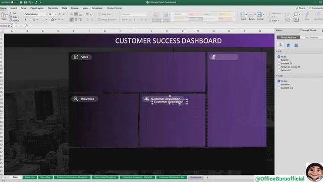 How to Create Interactive Dashboard Ultimate Excel Lesson-1