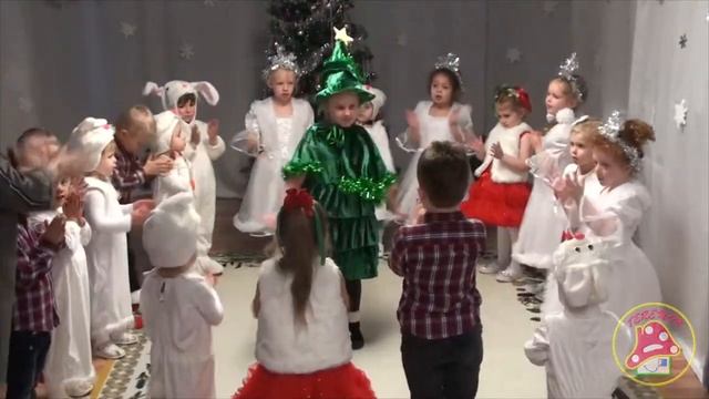 Новогодний хоровод "Звучит повсюду музыка..." | Новый год 2020 в "Теремке"