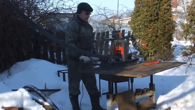 Гибка двух труб 40х20х2 на ребро