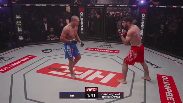 Мохаммад Хейбати vs Диего Брандао HFC mma. Полный бой вечера. Hardcore Fighting Championship.