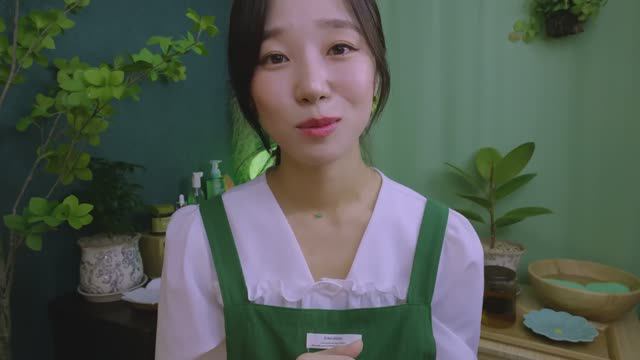 Latte ASMR [19.03.2024] - Лечебная терапия для лица🌿 АСМР для снятия головной боли