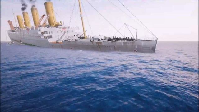 Крушение Британника в ускоренном времени