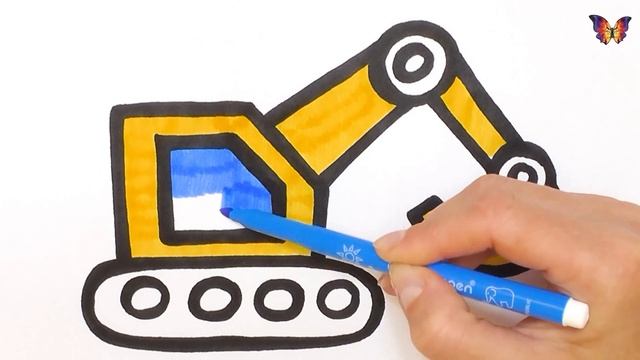 Сборник раскрасок | Простая техника рисования для малышей и детей | Раскраски Малышам.