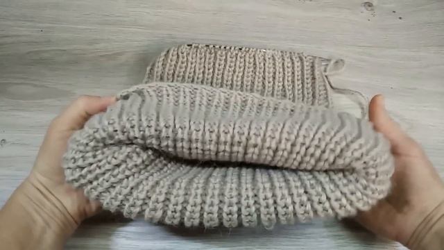 Шапка полуанглийской резинкой без накидов видеоурок для начинающих