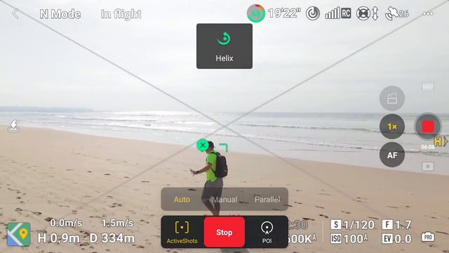 DJI Mini 4 новейший режим полета Active Shots Auto и более простые режимы Spotlight и POI
