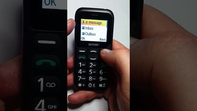 Как настроить кнопочный телефон, бабушкафон Denver