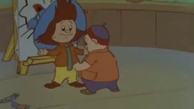 Незнайка учится.