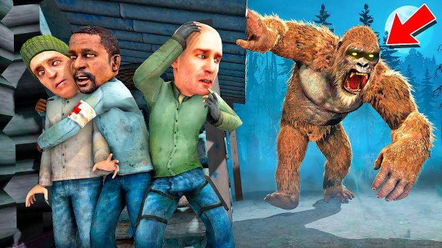БИГФУТ УВИДЕЛ НАС? СПРЯТАЛИСЬ В САМОЙ ОПАСНОЙ НЫЧКЕ! УГАРНЫЕ ПРЯТКИ В Garry`s Mod