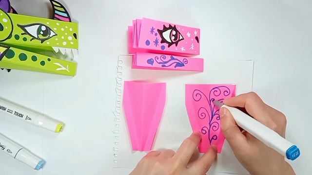 Дракон из бумаги как в Тик Ток. DIY paper dragon