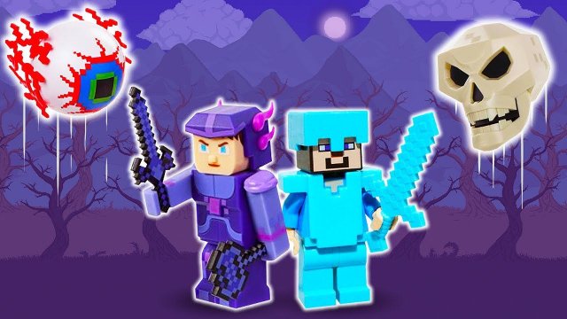 Видео обзор игры Террария - Как вызвать и победить Боссов Terraria? - Летсплей и игры битвы онлайн