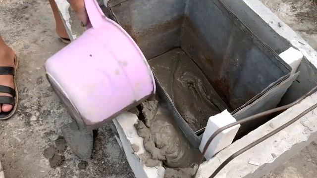 МАНГАЛ ИЗ БЕТОНА