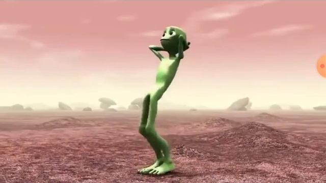 Танцующий зелёный человечек  (DAME TU COSITA)ТАНЕЦ
