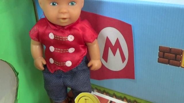 Катя и Макс веселая семейка попал в игру Марио мультики с куклами видео для детей #Даринелка