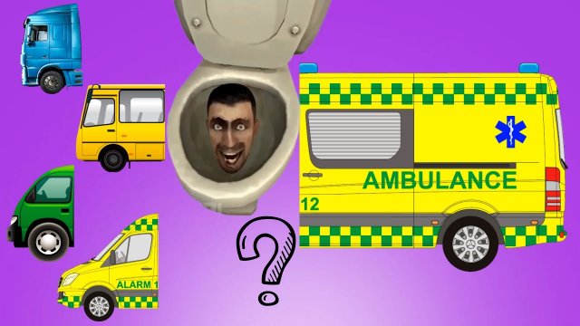 ПРАВИЛЬНО УГАДАЙТЕ ЗНАК МАШИНЫ СКОРОЙ ПОМОЩИ часть 1_ ТУАЛЕТ SKIBIDI и СКОРАЯ ПОМОЩЬ