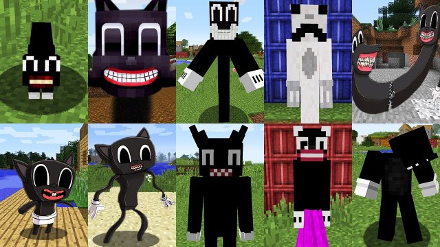 Мод на все виды МУЛЬТЯШНЫЙ КОТ в МАЙНКРАФТ! CARTOON CAT SCP 1923 MINECRAFT