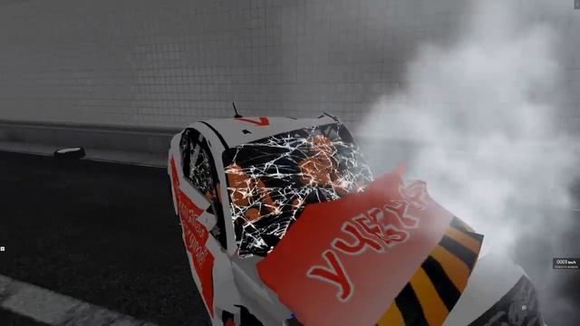 СМЕРТЕЛЬНЫЙ ОБГОН! УЧЕНИК ВЫЕХАЛ В ГОЛОЛЁД _ BeamNG.drive