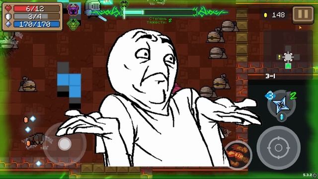 До 100 этажа с мощным билдом, без напряга! ★ Мобильная игра Soul Knight ★ Соул кнайт