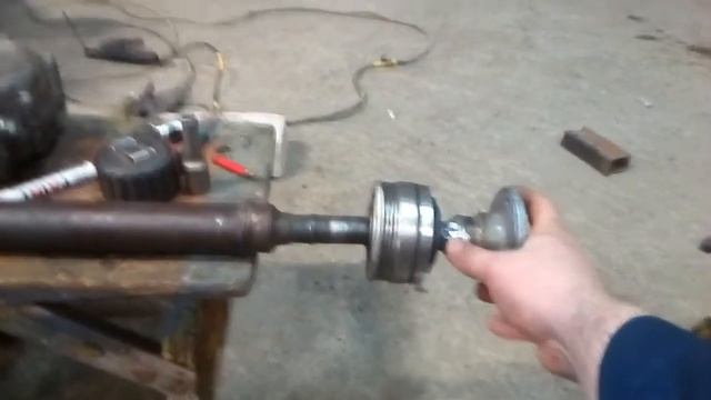 Кардан из шрусов на самодельный мини трактор