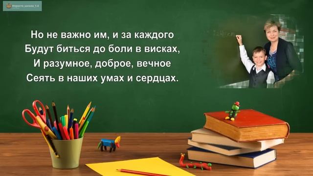 "Наши милые учителя" (караоке, плюс). Исполняет Надежда Тананко.