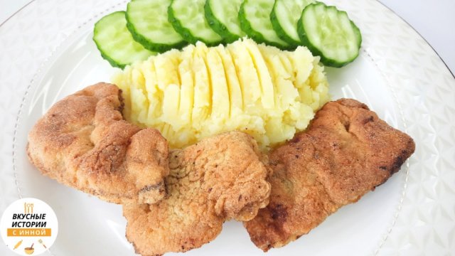 БАРАНЬЯ ПЕЧЕНЬ В ПАНИРОВКЕ нежная печень из баранины простой рецепт / вкусный и быстрый ужин