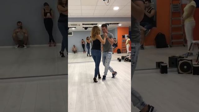Kizomba afterclass demo - Gennady Dmitriev & Anna Kamenshchikova