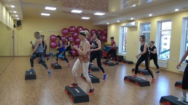 STEP DANCE. Степ Аэробика.