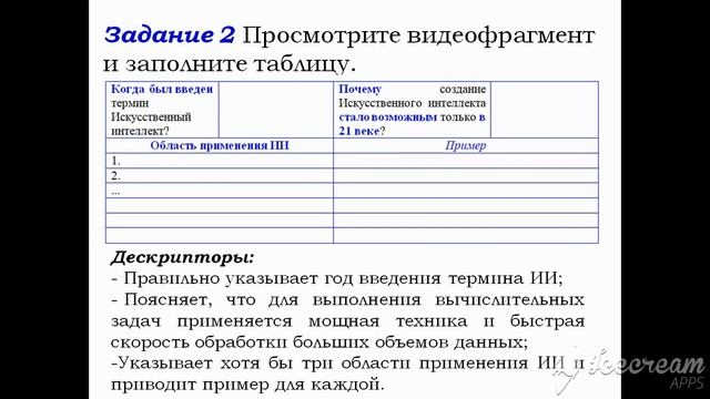 Урок №2_И11ЕМН_Сферы применения искусственного интеллекта