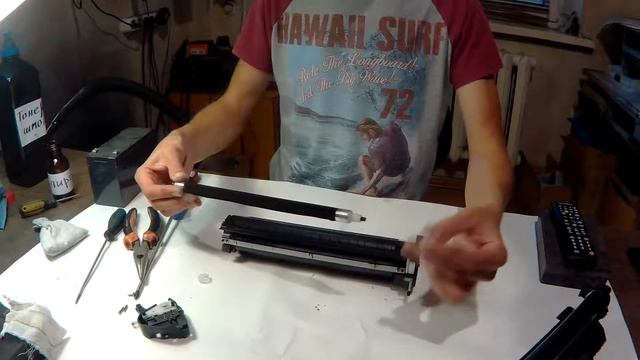 Заправка картриджа типа HP CE505A , CF280A и т.п. Инструкция.