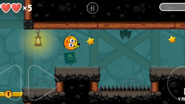Красный шарик 4 68-75 уровень часть 2 подземные ходы Конец игры!