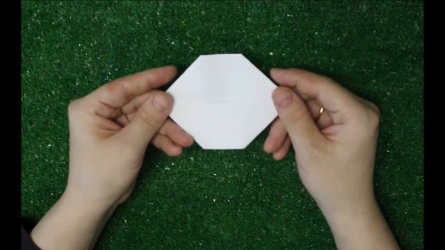 Оригами: "Клюв птицы" из бумаги