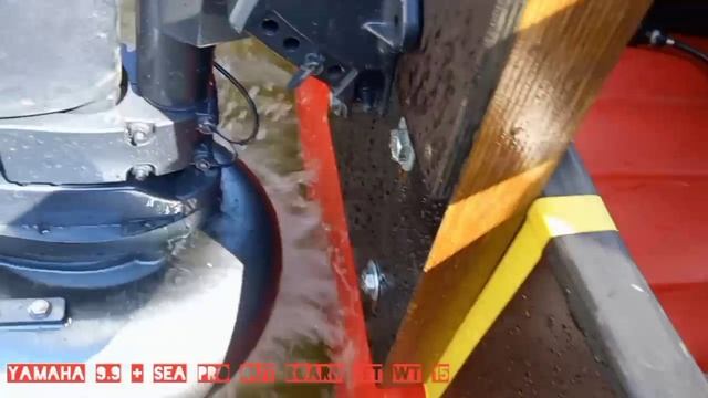 скорость Yamaha 9.9 GMHS водомет SEA PRO out board jet wt 15