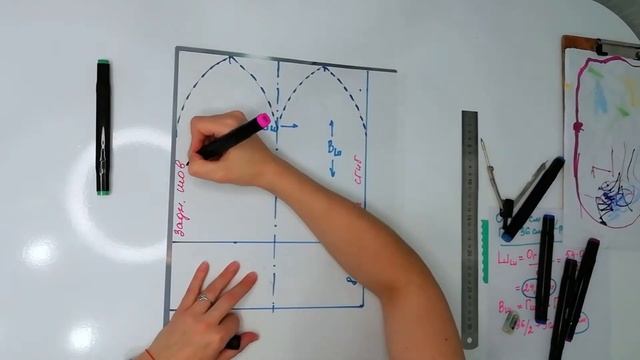 Как сшить шапку с модной макушкой ❤️ Шью двойную шапку с отворотом из трикотажа ✨