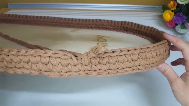 Lyulka to‘qishni o‘rganamiz 1-qism /Вяжем люльку из трикотажной пряжи/Crochet baby basket tutorial