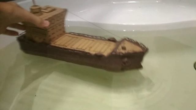 Топим корабль из Пластилина