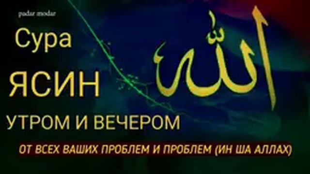 Сура "Ясин" Утром и Вечером. Sura "Yasin" Quran Tinglab Uxlang