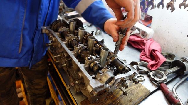 Регулировка клапанов 5E-FE