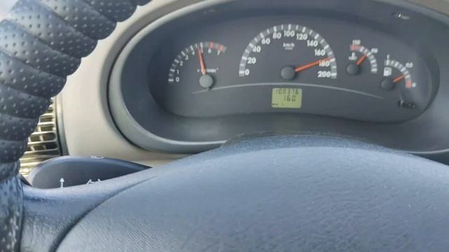 ЛАДА КАЛИНА Разгон до максимальной скорости!