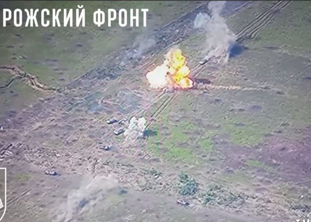НАТО в панике, Более 10 БМП разом !! Появились эпичные кадры аннуляции целой колонны БМП противника!