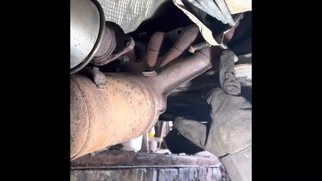 Замена гофры Форд фокус C-Max без снятия с машины!