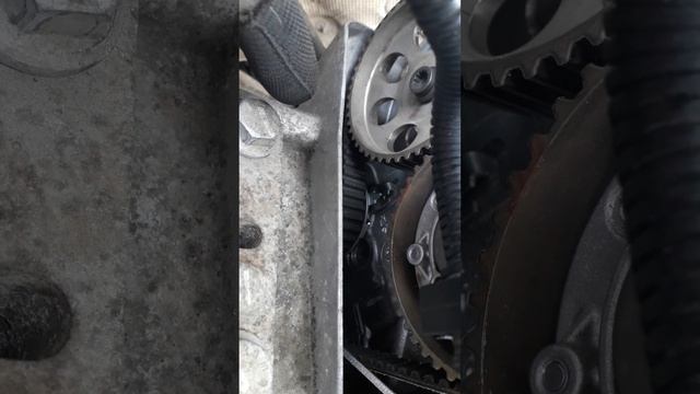 правильная замена и натяжка ремня грм skoda octavia a7 1.6mpi без ошибок epc и P0011(продолжение)