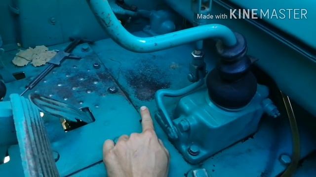 Трактор т-40,переделка реверса под руку