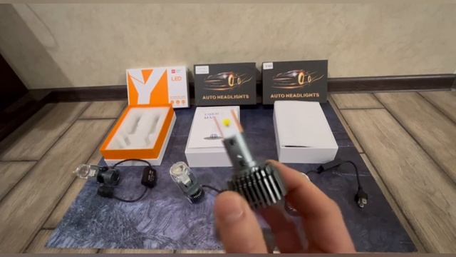 мини линзы H4: Y2; ZtF-38 compact;Y40;линзы 4300k.сравнение