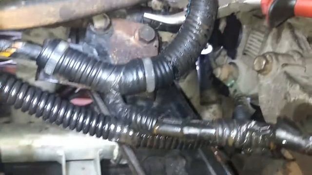 замена патрубка охлаждения дроссельной заслонки DAEWOO LANOS