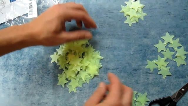 светящиеся звезды на стену | stars Glow In The Dark Stickers