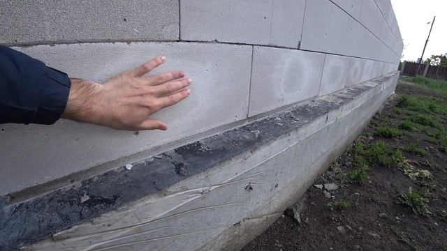 Кладка первого ряда газоблока ● Личный опыт!
