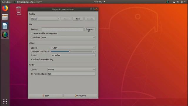 How to create Screencasts in Ubuntu 18.04 with Simple Screen Recorder